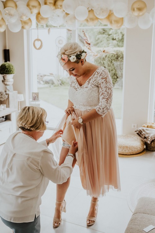 Gettingready Strumpfband für Braut