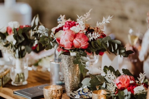 Blumensträuße Hochzeit Pfingstrosen Schmücker Hof