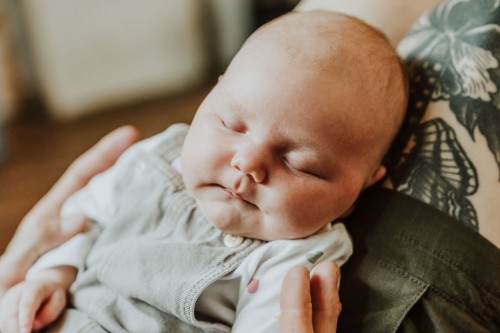 Ein schlafendes Baby.