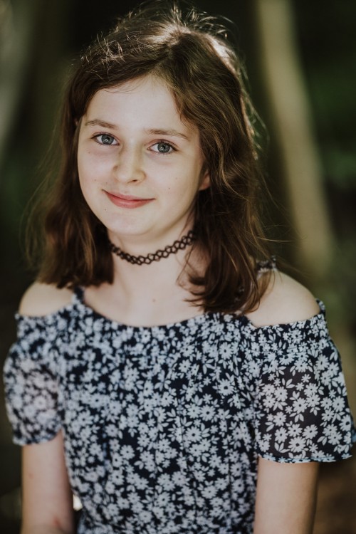 Ein Portrait einer jungen Frau.