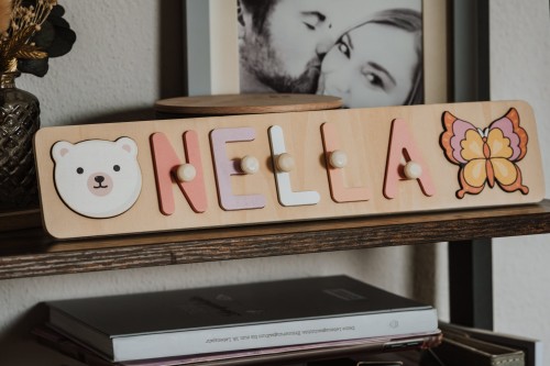 Namensschild für Baby Nella